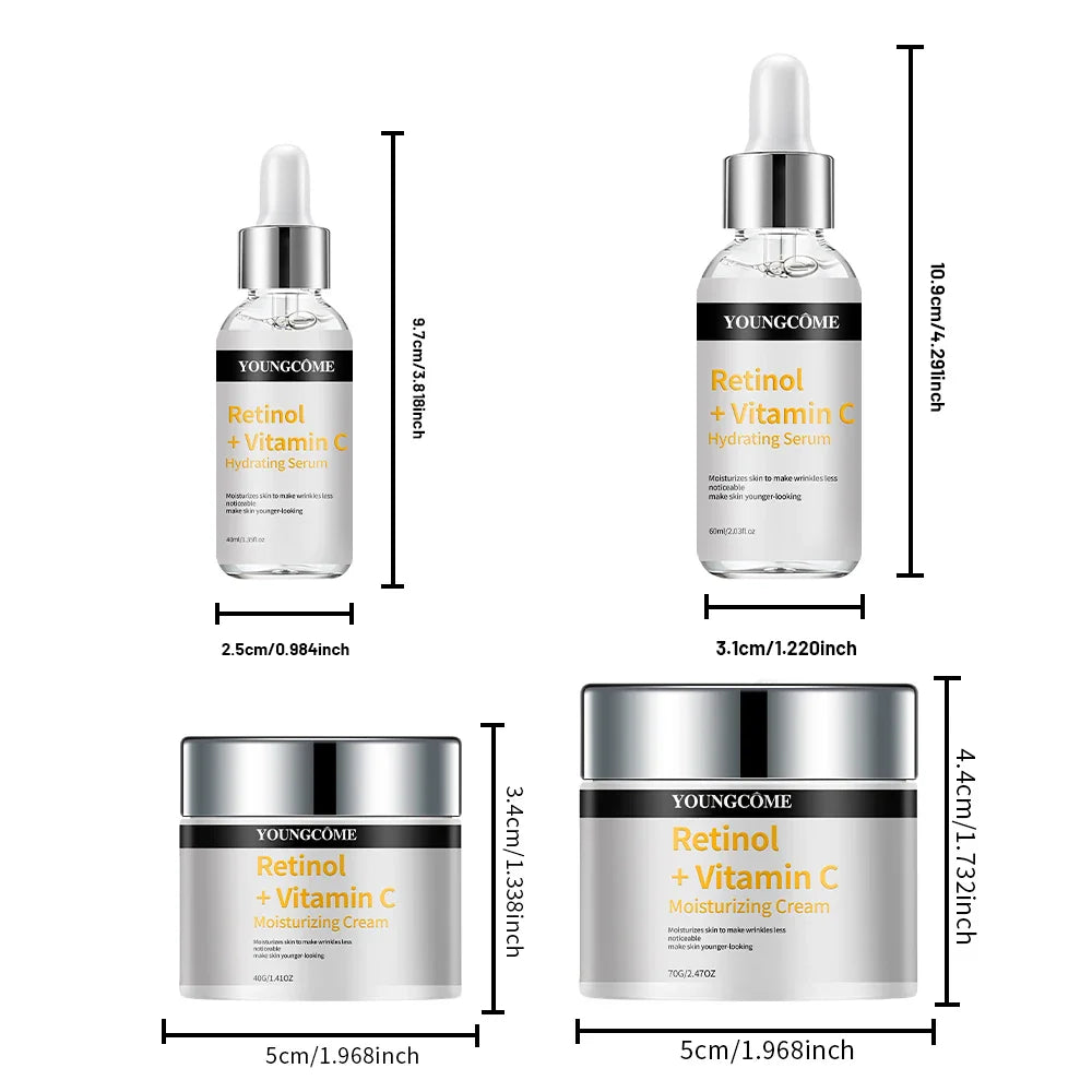 YOUNGCOME Retinol & Vitamin C Hydrating Face Serum Cream