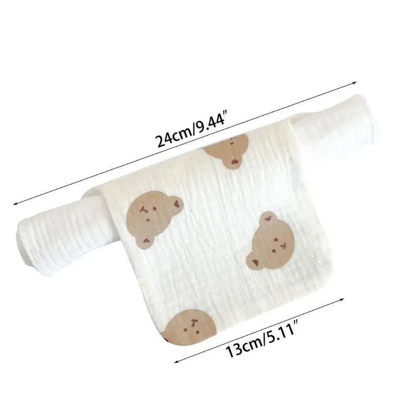 Cartoon Cotton Sweat Towel for Baby Toddler – Absorbent Back Pad