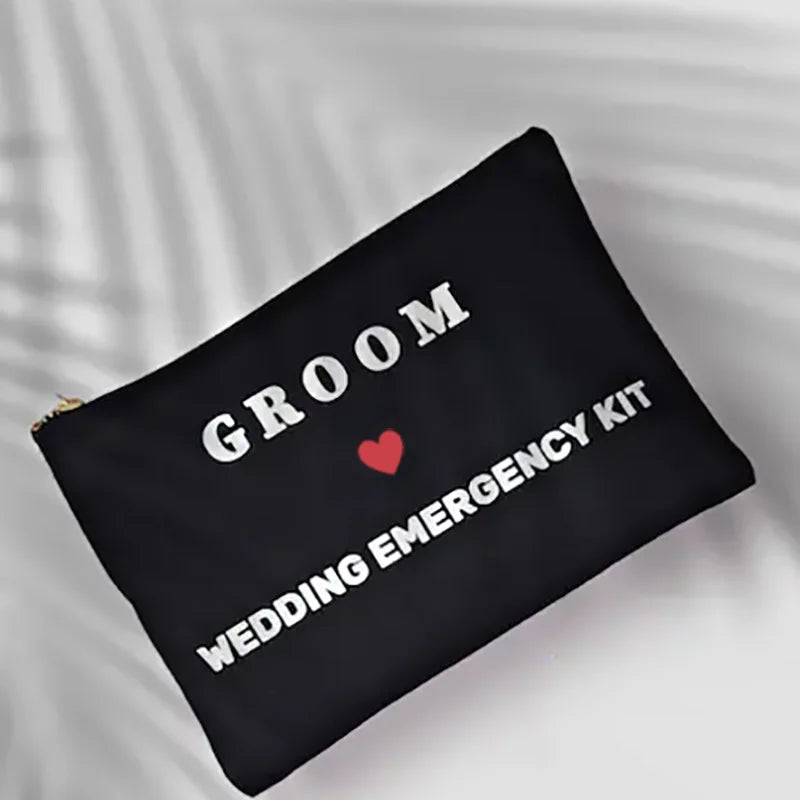 Mr & Mrs Wedding Day Survival Kit Bag | Bride & Groom Gift Wedding Gift Bag Peaceful Pleasures Health and Wellness groom