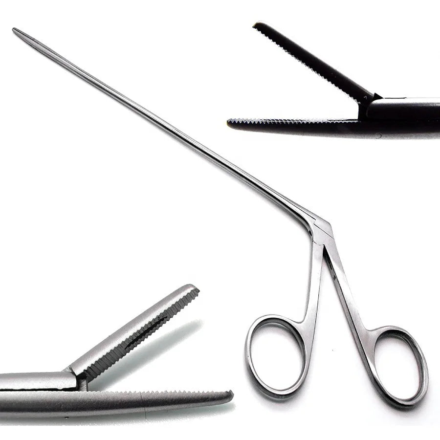 Medical Ear Wax Pick Tongs with Lights Earwax Remover Micro Alligator Crocodile Forceps Earpick Ear Nose Cleaning Clamp Ears Peaceful Pleasures Health and Wellness