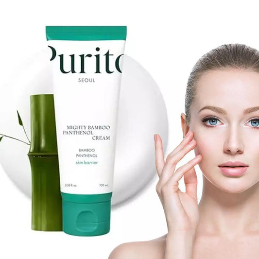 Purito Bamboo Panthenol Cream 100ml – Sensitive Skin Moisturizer Face Moisturizer Cream Peaceful Pleasures Health and Wellness