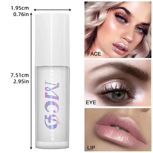 MCD 7-Color Diamond Liquid Highlighter & Body Bronzer Spray Liquid Highlighter Oasis Select