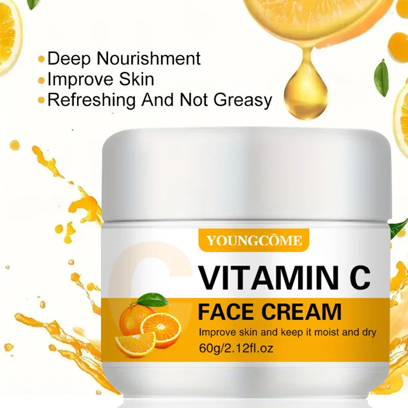 Vitamin C Facial Essence Contains Hyaluronic Acid Dark Spot Remover Moisturizing Repair Anti-aging Essence Facial Skin Care 30ml Peaceful Pleasures Health and Wellness