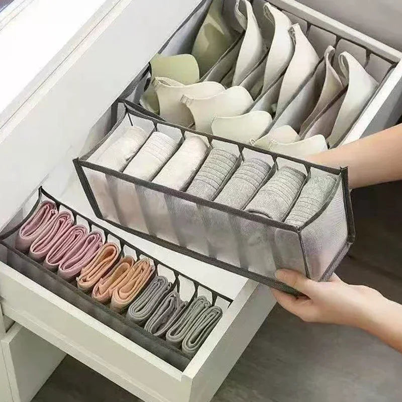 Folding Fabric Drawer Storage Box – Underwear & Socks