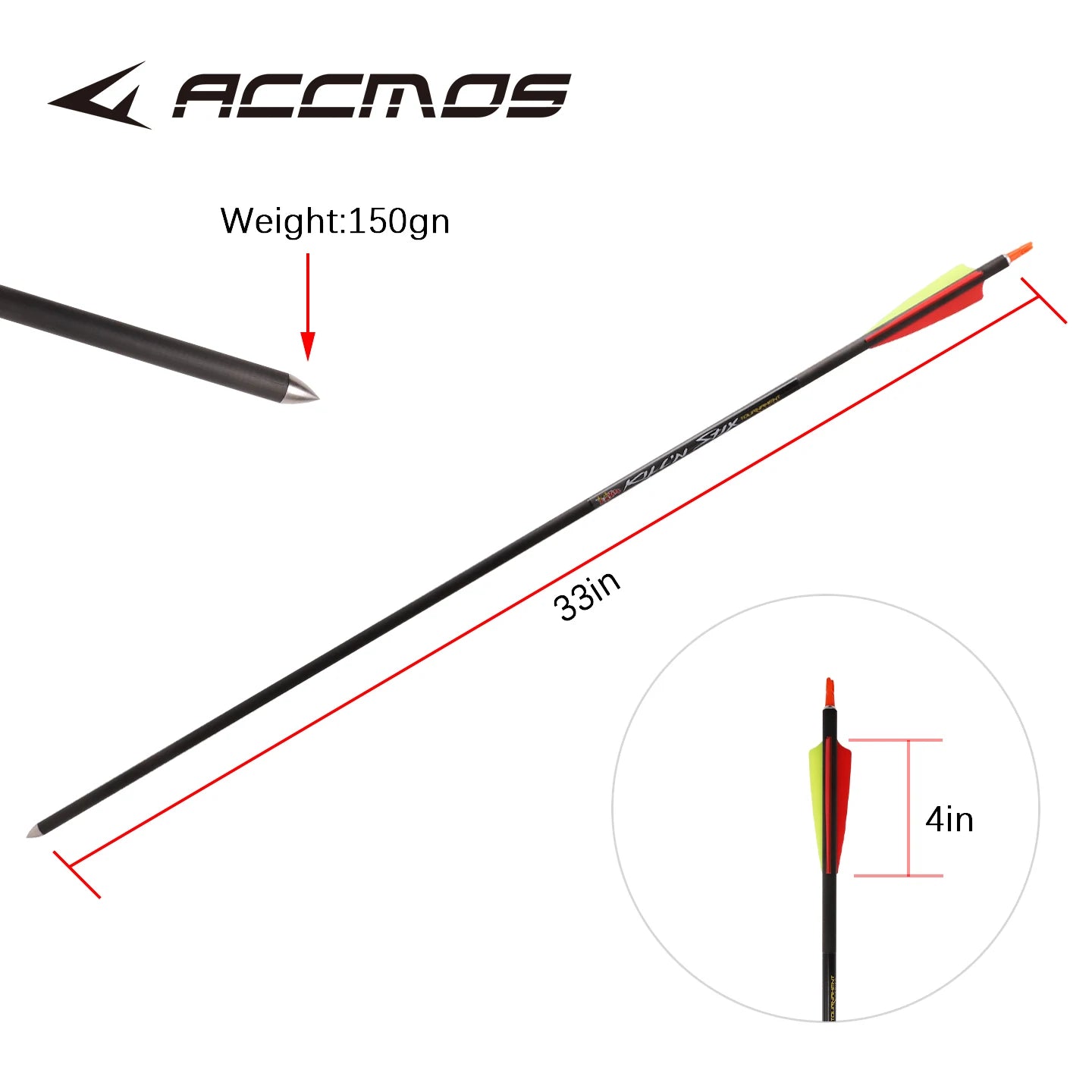 6 12 Pure Carbon Arrow Spine 200 250 300 350 Shaft Compound Recurve