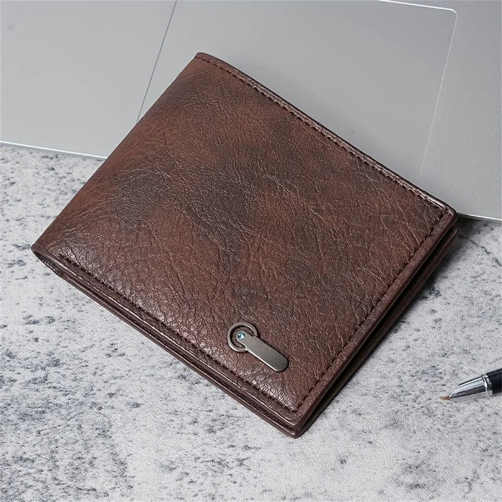 1Pcs Men Wallet Vintage Women Wallets Men's Backpack Short Shoulder Bag Handbags Credit Bluetooth Speaker Card Bags for Women Peaceful Pleasures Health and Wellness coffee