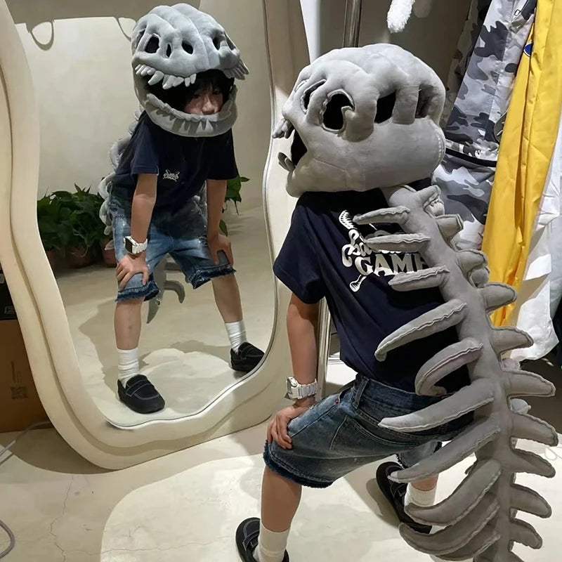 Dinosaur Skeleton Cosplay Costume | Halloween Party Prop