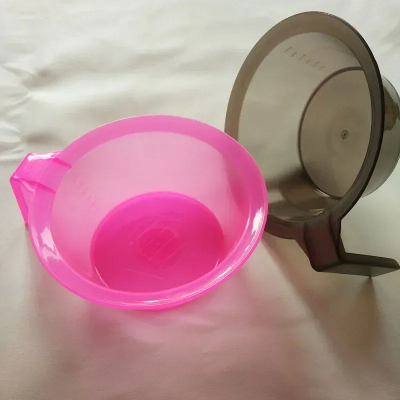 Pink Hair Color Mixing Bowl – DIY Hair Dye Tint Cup