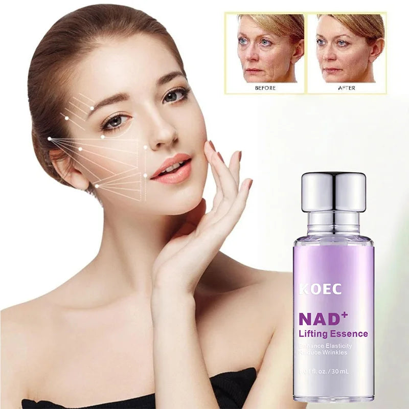 Nad+ Lifting Moisturizing Facial Essence Firms Facial Skin And Reduces Wrinkles Brightening Purple No. 9 Line Lightening Essence Peaceful Pleasures Health and Wellness