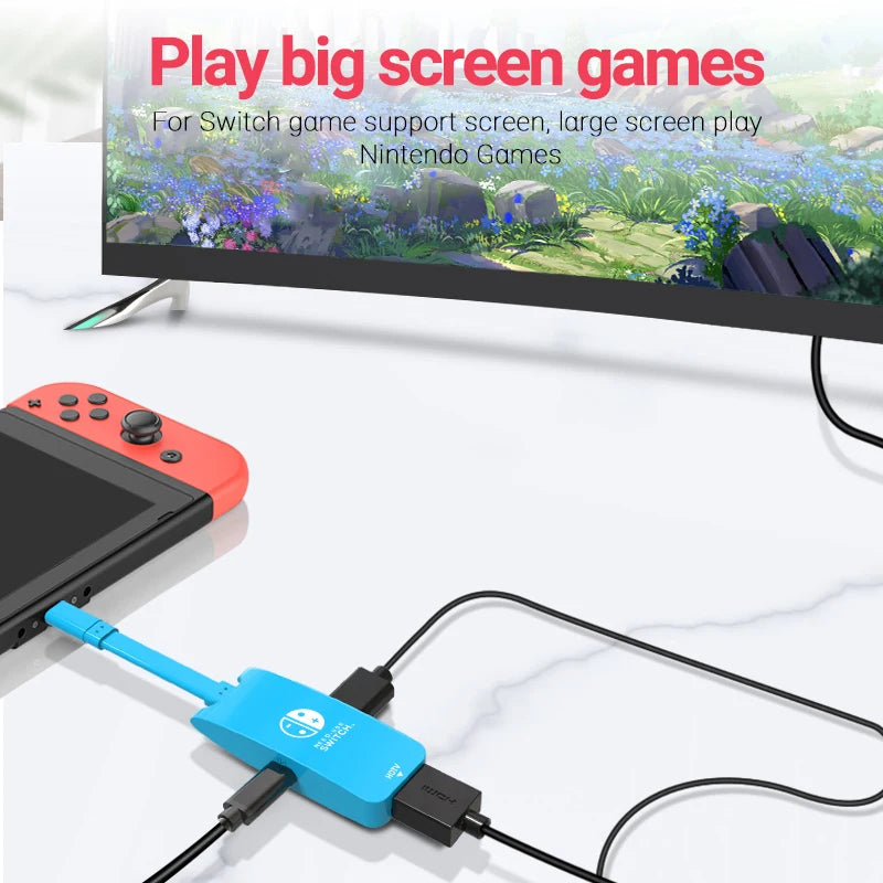 NADODO Nintendo Switch TV Dock 4K/60Hz HDMI & 100W PD Charging