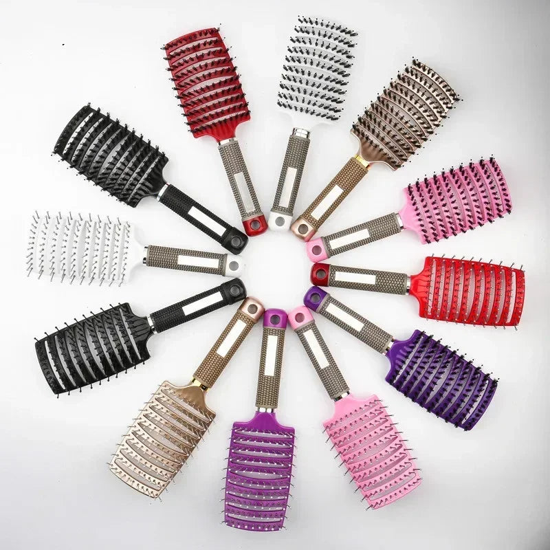 Detangling Hair Brush & Scalp Massage Comb | Nylon Bristles
