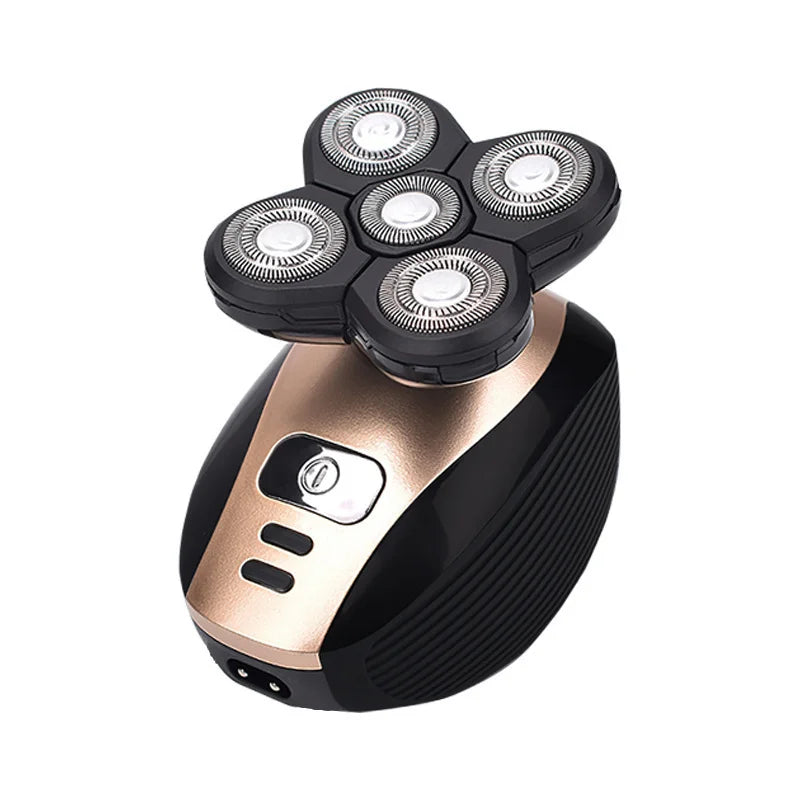 Electric shaver is suitable for men. USB rechargeable cordless electric shaving machine, beauty therapist, hairdressing tool. Peaceful Pleasures Health and Wellness black