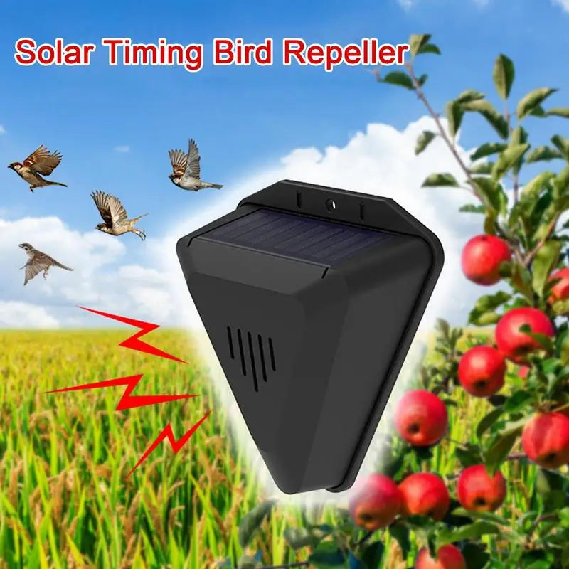 Solar Animal Repeller – 13 Sounds, Waterproof Bird Deterrent