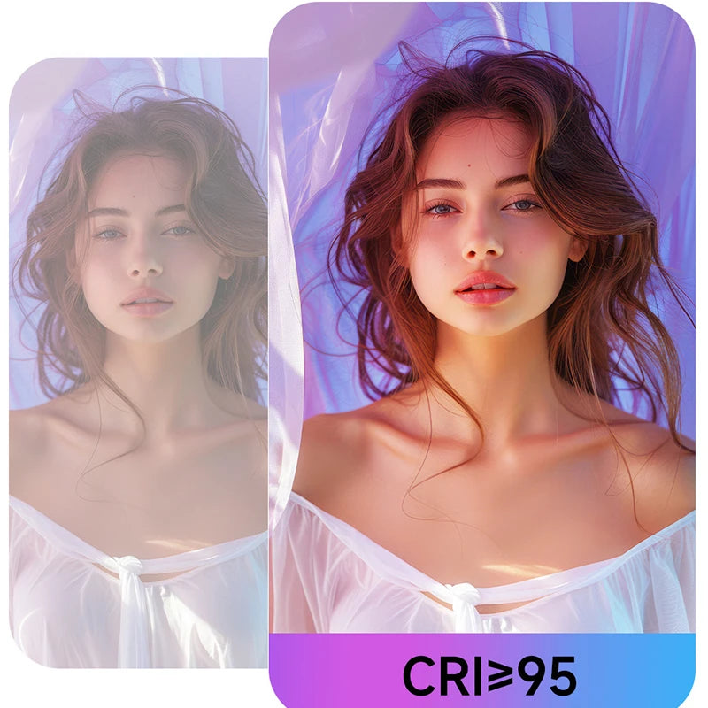 Mobile Phone Full-color RGB Fill Light Mobile Led Light Selfie Led Light Video Shooting Light Led Light Photography Video Light Peaceful Pleasures Health and Wellness