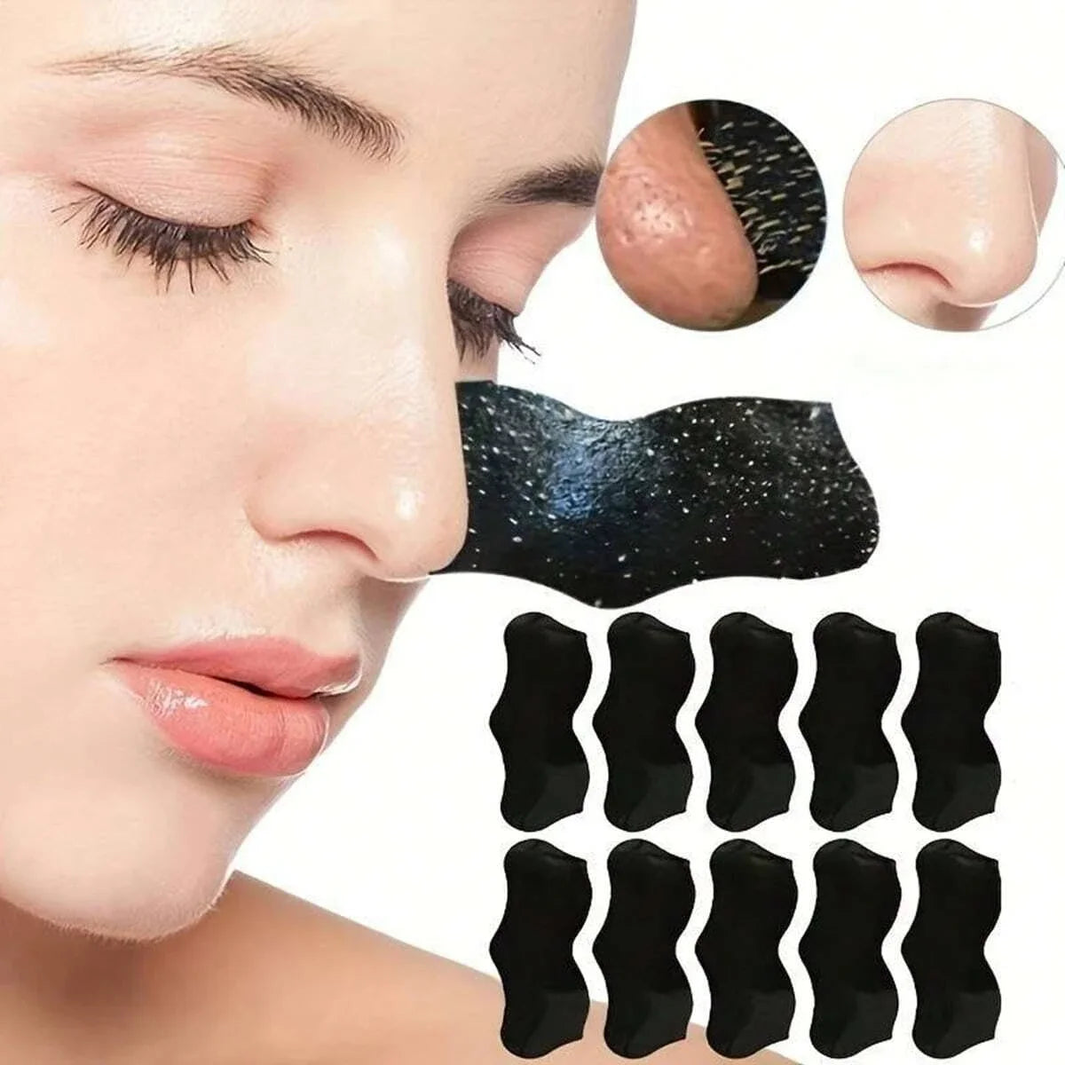 50-Piece Nose Cleansing Strips – Pore Minimizing Facial Patches