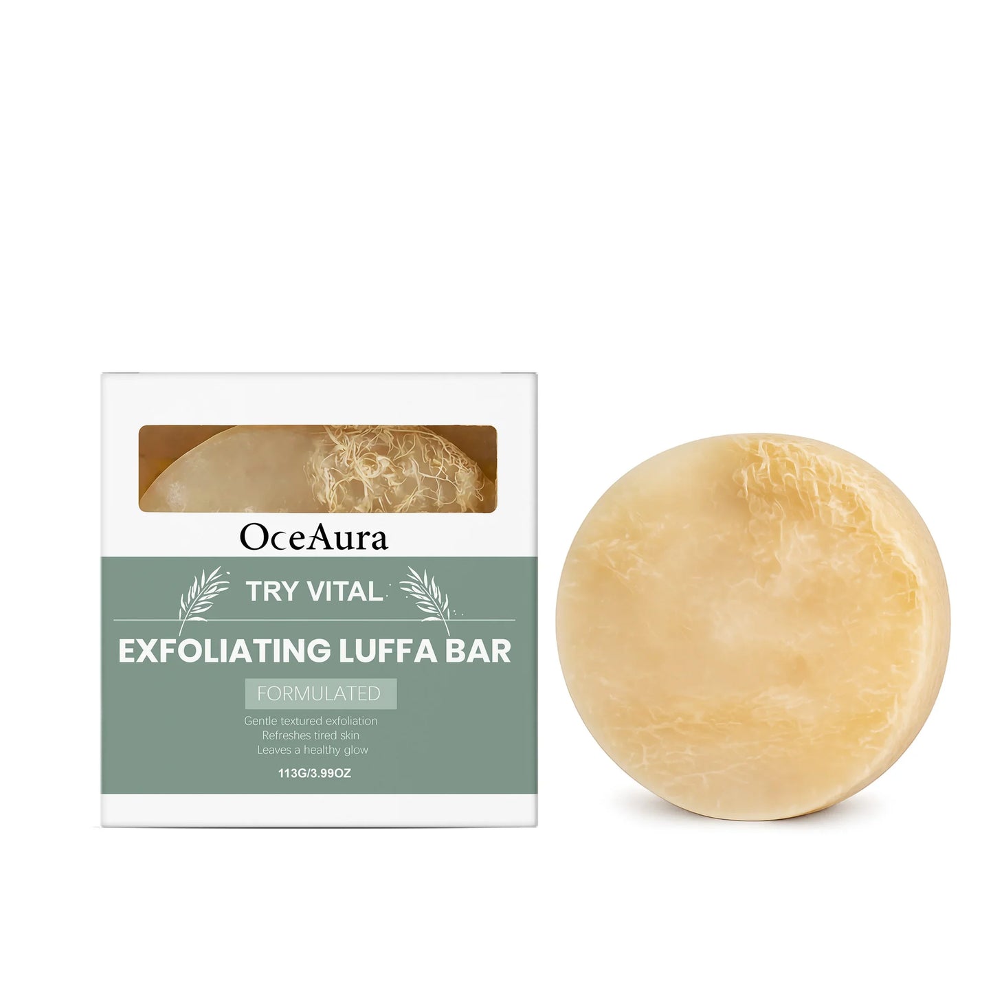 Eelhoe Loofah Exfoliating Soap – Moisturizing Handmade Body Bar