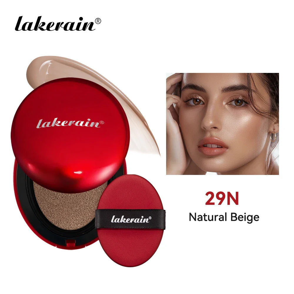 Lakerain Cushion Foundation – Full Coverage, SPF, 72H Wear