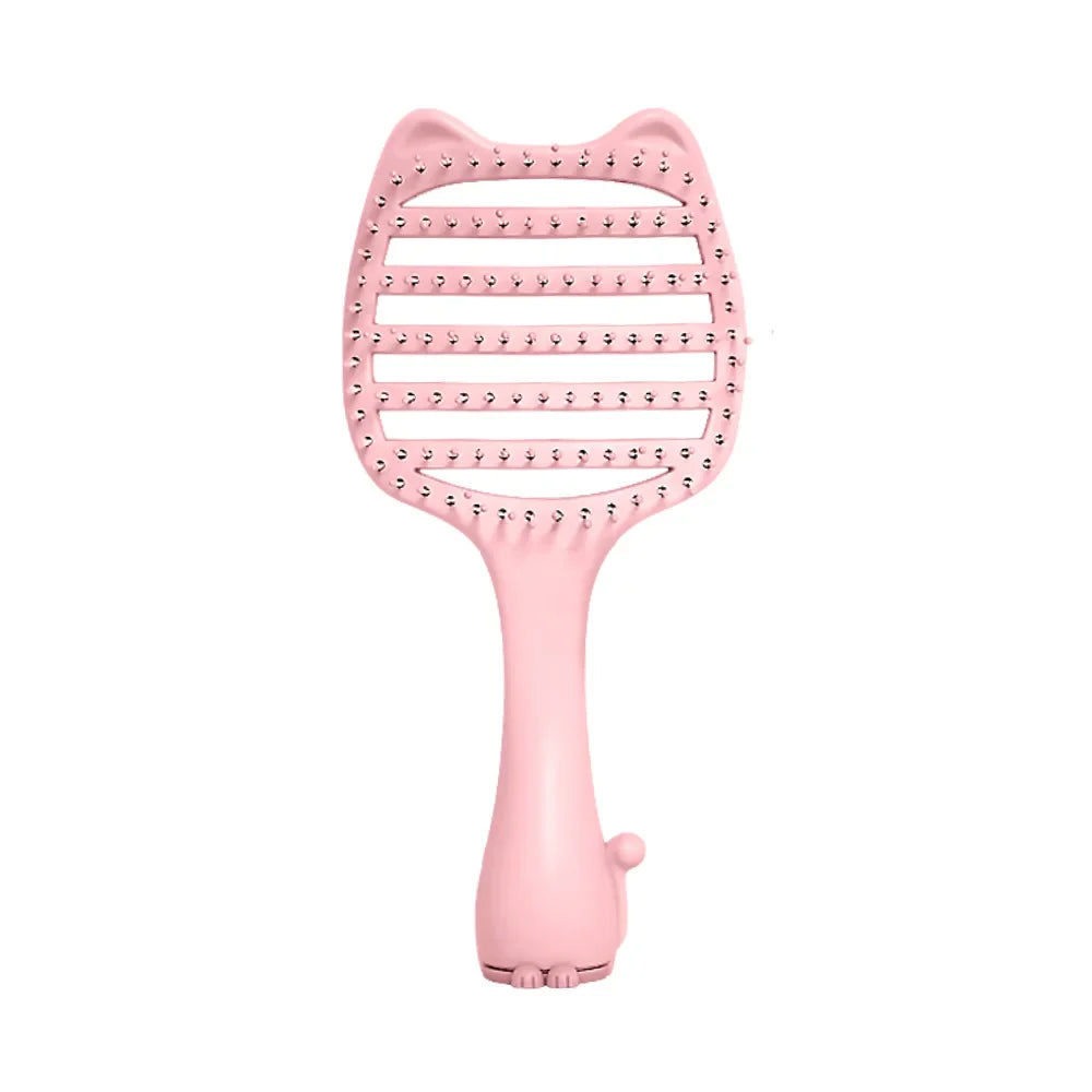Cat Ear Detangler Comb – Anti-Static Wet & Dry Hair Brush