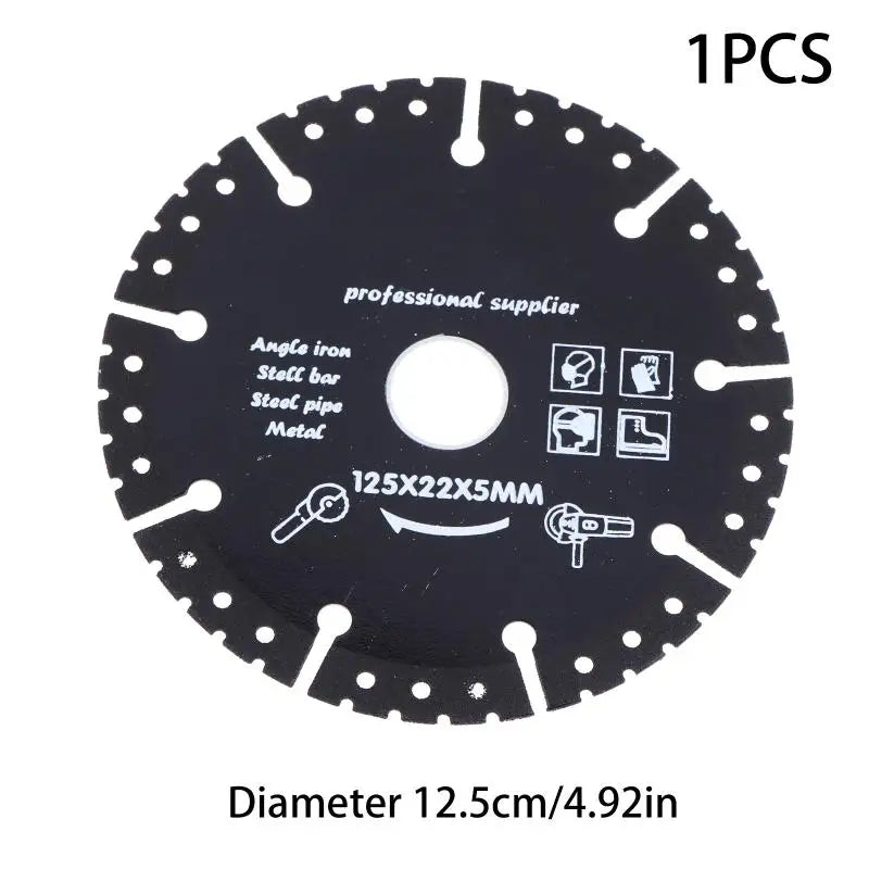 115*22*5mm/125*22*5mm Metal Cutting Diamond Plate Diamond Saw Blade Cutting Disc For Iron Steel Rods Metal Sheets Aluminum Peaceful Pleasures Health and Wellness B1-1pc