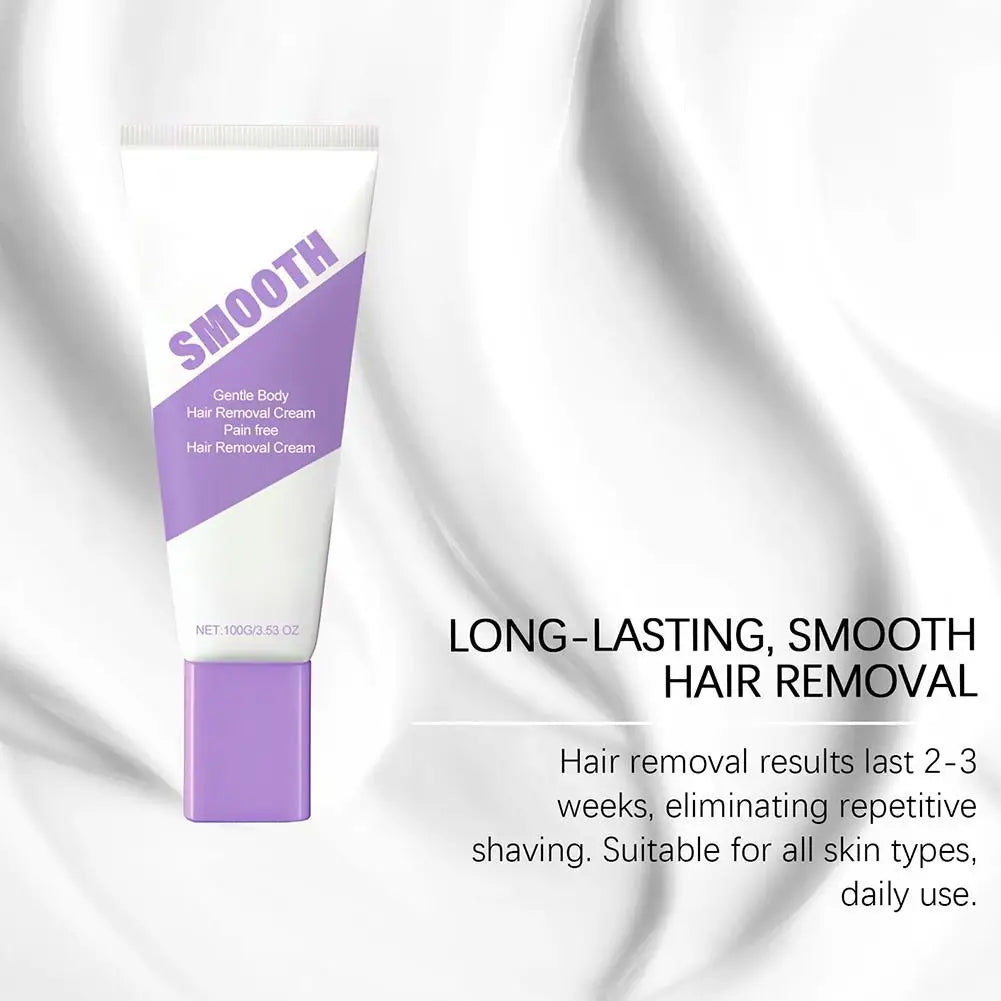100g Pain Free Not Irritating Hair Removal Cream Gentle Body Smooth Calming Depilatory Efficient Underarm Leg Hair Remove Cream Peaceful Pleasures Health and Wellness