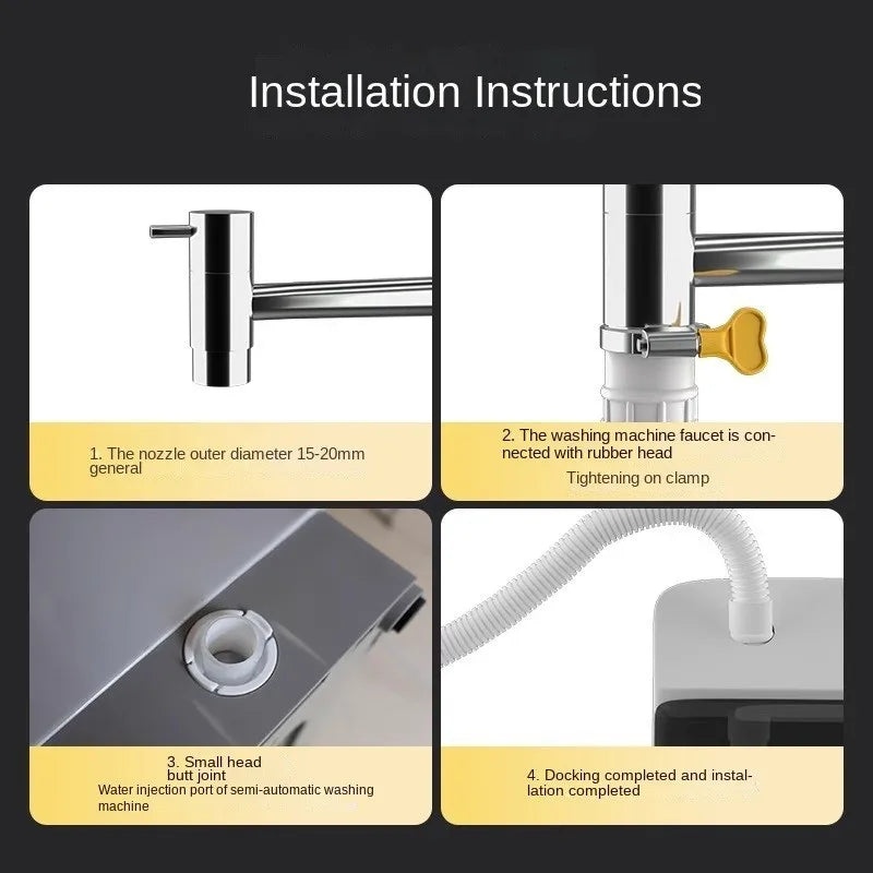 1–4M Flexible Drain Hose Extension | Washing Machine & AC