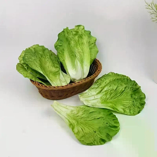 Artificial Lettuce Model – Restaurant Display & Food Photo Prop Decorative Food Prop Peaceful Pleasures Health and Wellness