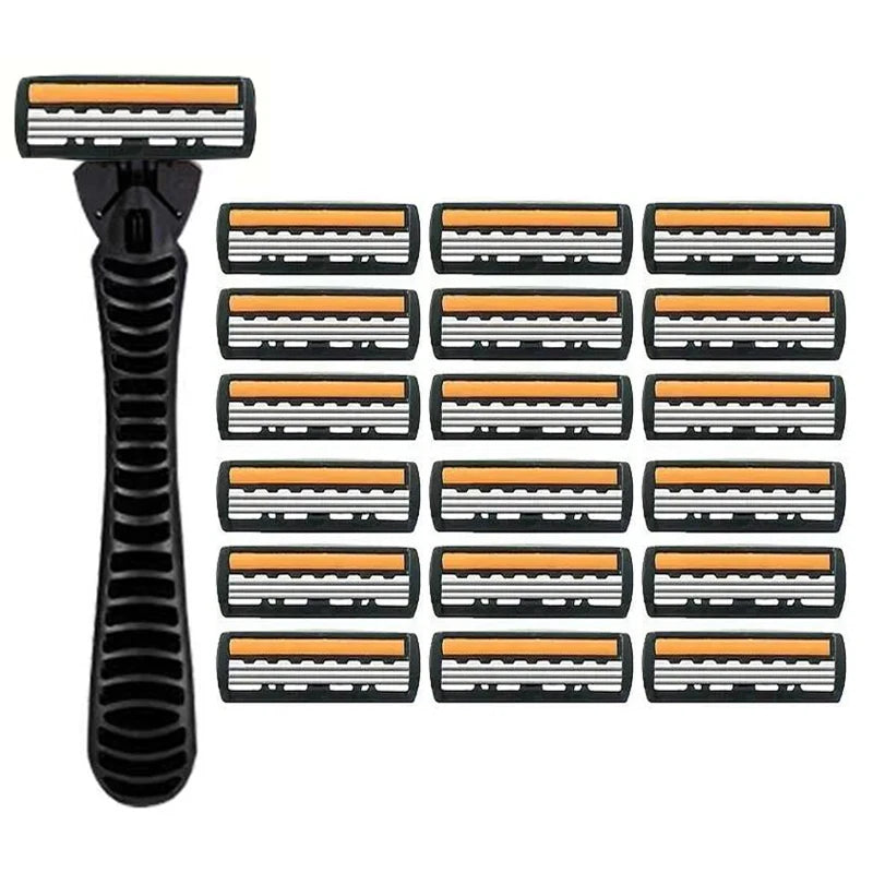 Men's Reusable Two-Layer Blade Razor | Multi-Tool Head