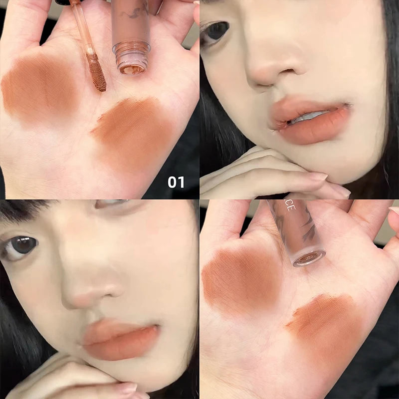 CACE Matte Lipstick – Nude, Brown & Red Wine Long-Lasting