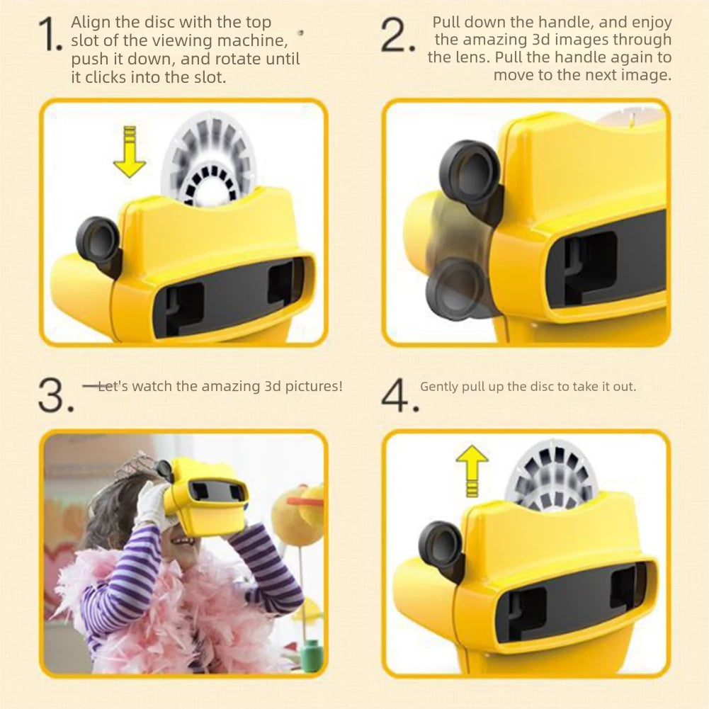 Classic 3D Viewer Slide Learning Toy for Kids | STEM Toy