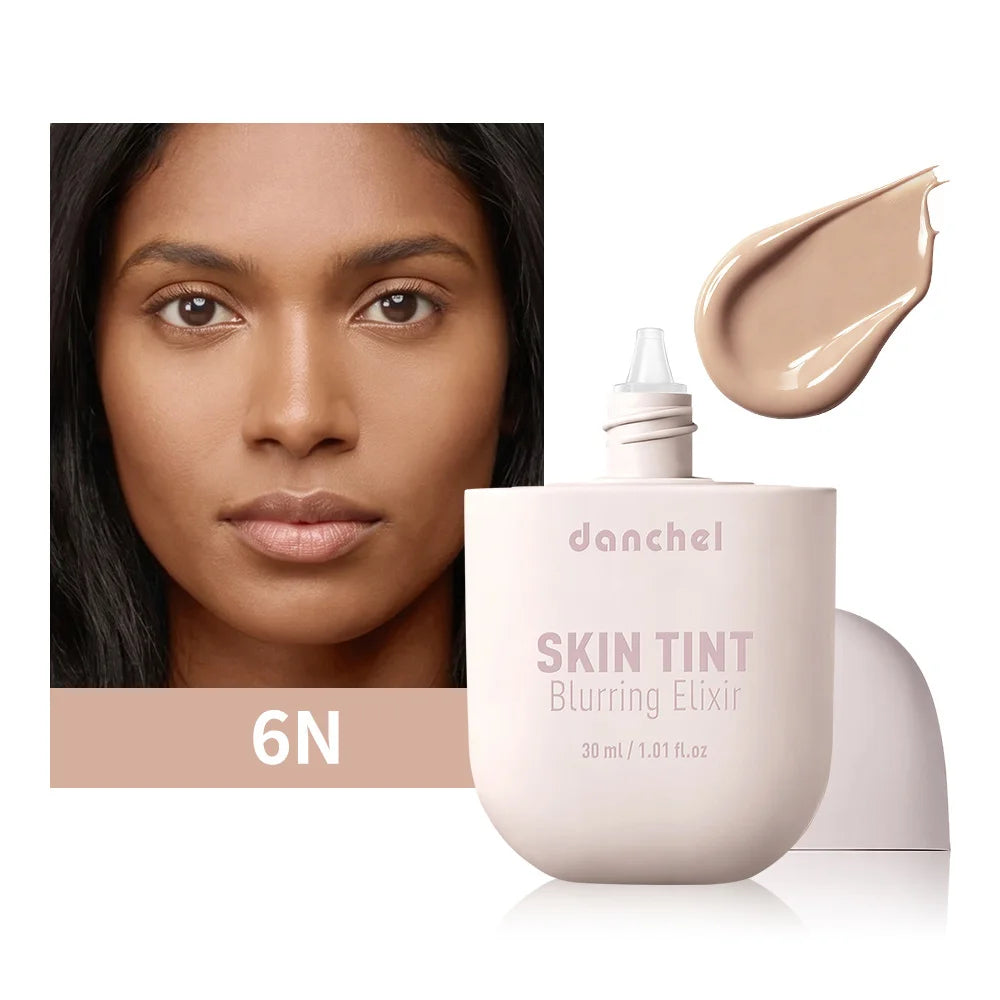 Skin Tint Blurring Elixir Foundation 24 Colors Concealer Blur Pores Fine Lines Long Lasting Hydrating Makeup For All Skin Tone Peaceful Pleasures Health and Wellness 14 6N