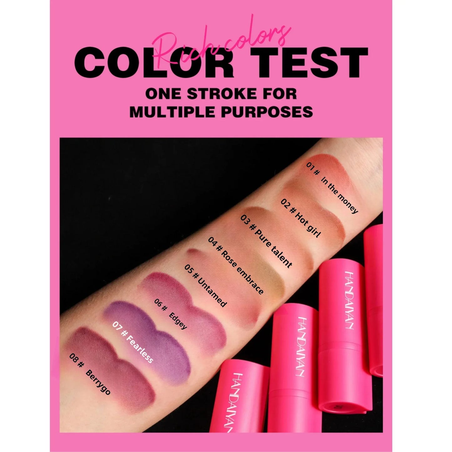 Handaiyan 2-in-1 Matte Lip Liner & Lipstick Pen | Waterproof