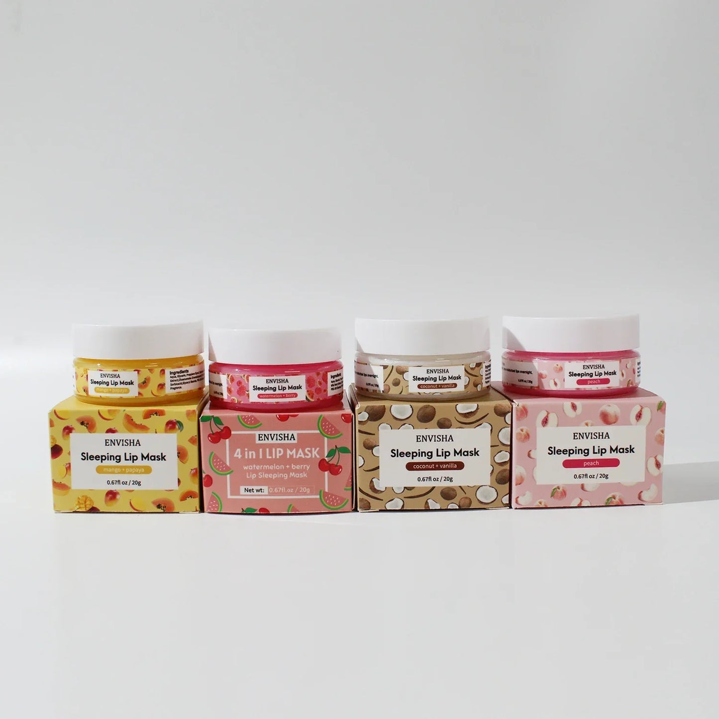 ENVISHA Mango Lip Sleep Mask – Moisturizing Overnight Lip Treatment