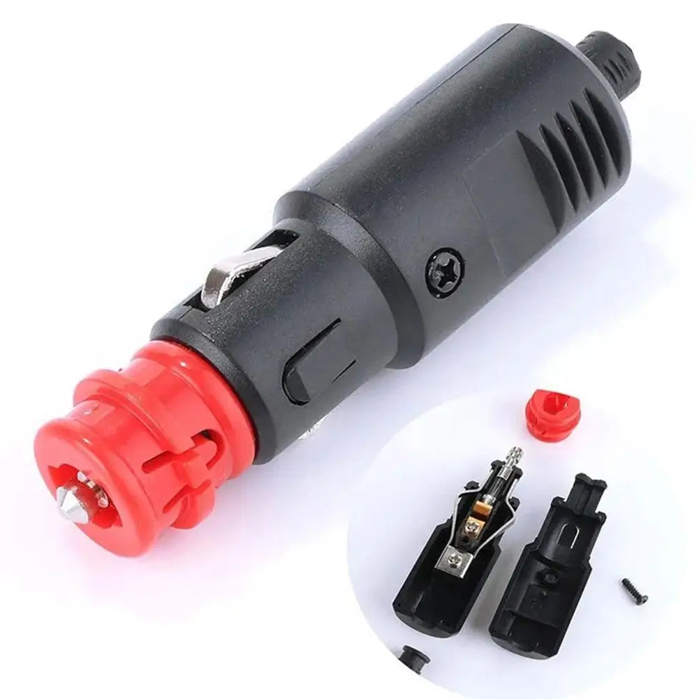 High quality Car cigarette Lighter Socket Male Plug Adapter Power Connection 12-24V With Fuse 8A Peaceful Pleasures Health and Wellness