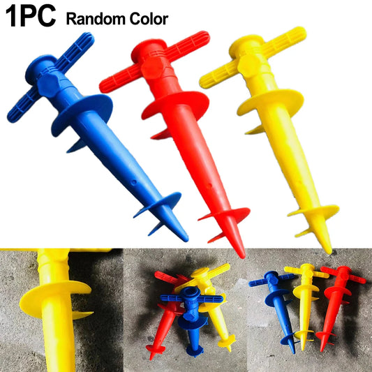 Umbrella Bases Floor Fork Spikes Adjustable Sun Beach Patio 31x17cm Peaceful Pleasures Health and Wellness