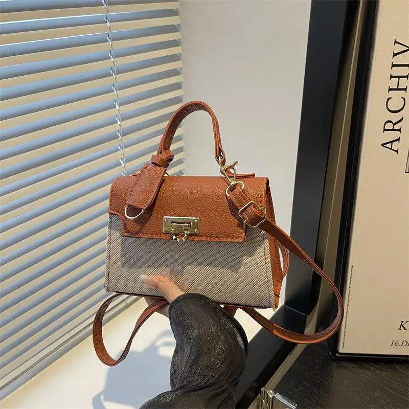 Women's PU Leather Crossbody Shoulder Tote Bag | Stylish Purse