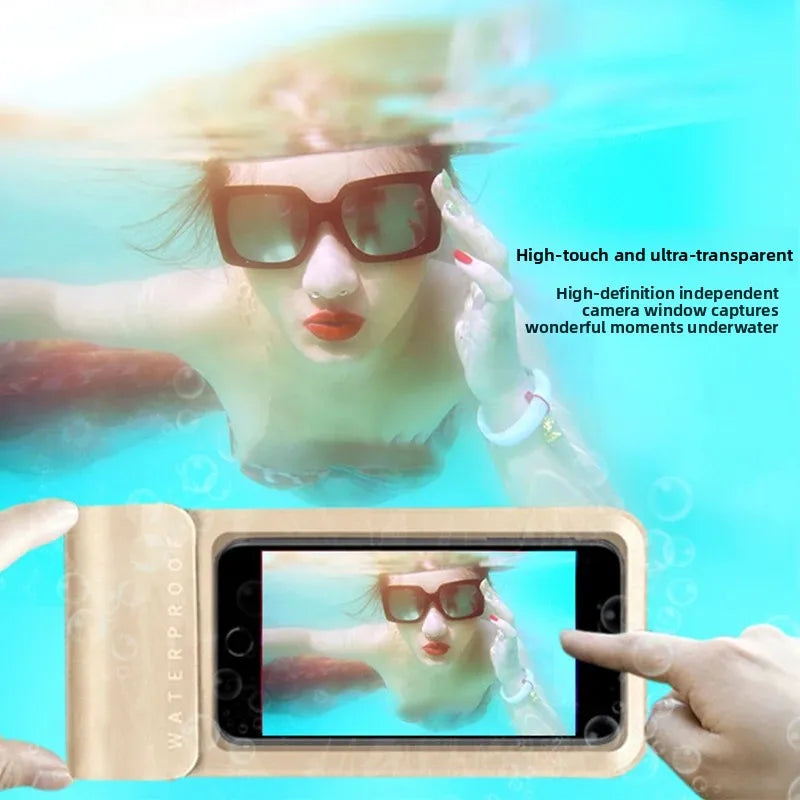 IPX8 waterproof mobile phone bag waterproof phone pouch for swimming phone armbands and pouches diving phone case under water Peaceful Pleasures Health and Wellness