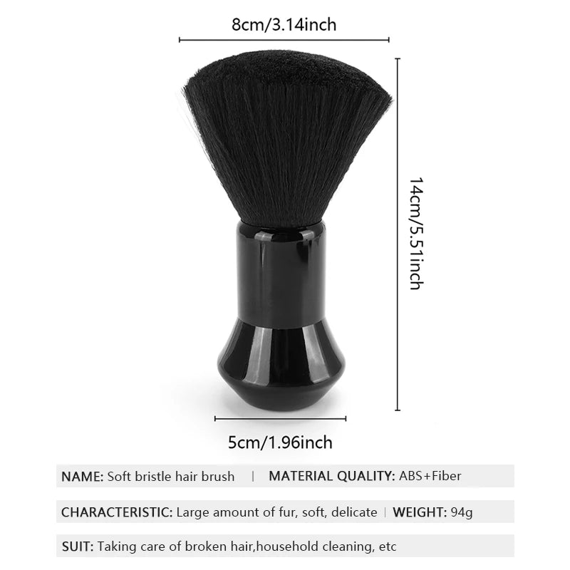Soft Barber Neck Duster Hair Cleaning Dusting Brush Barber Supplies to Remove Hair from Neckline and Ears After Haircut Peaceful Pleasures Health and Wellness