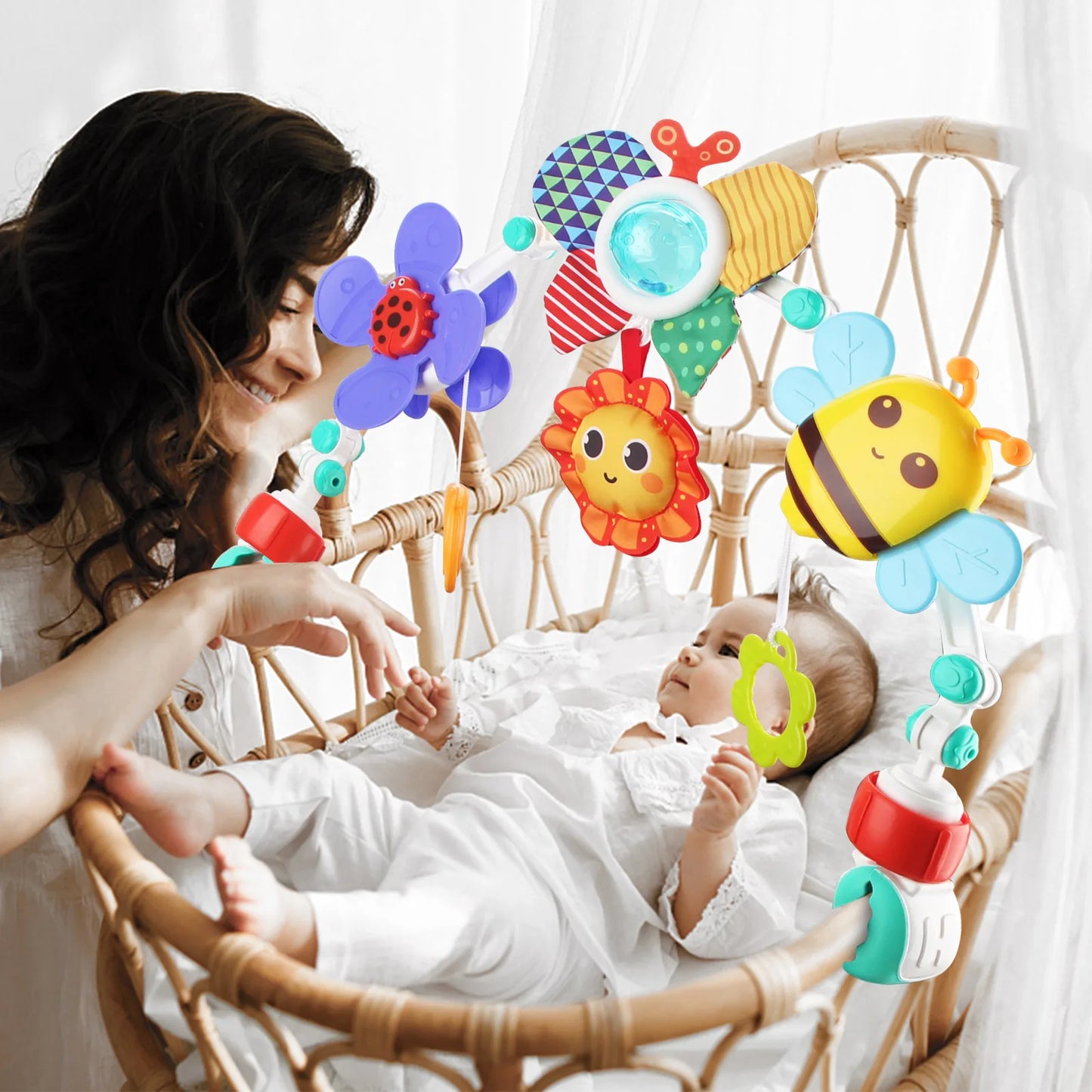 Baby Stroller Arch Toys Bouncer Toy Pram Activity Fine Motor Skills