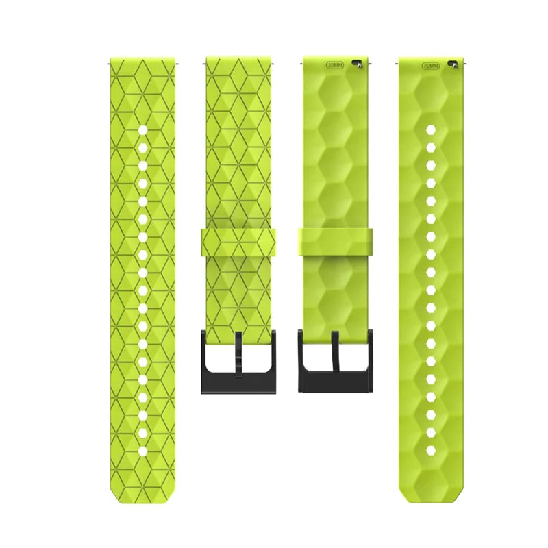 20mm 22mm Silicone Watch Band for Samsung, Huawei & Garmin Peaceful Pleasures Health and Wellness