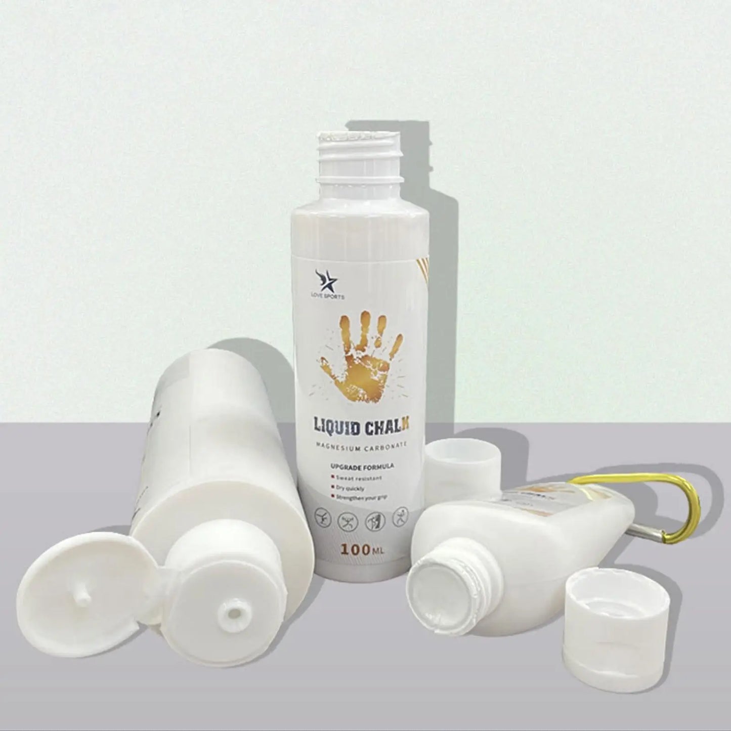 Liquid Chalk Grip Powder 50/100/200ml – Gym, Climbing & Pole