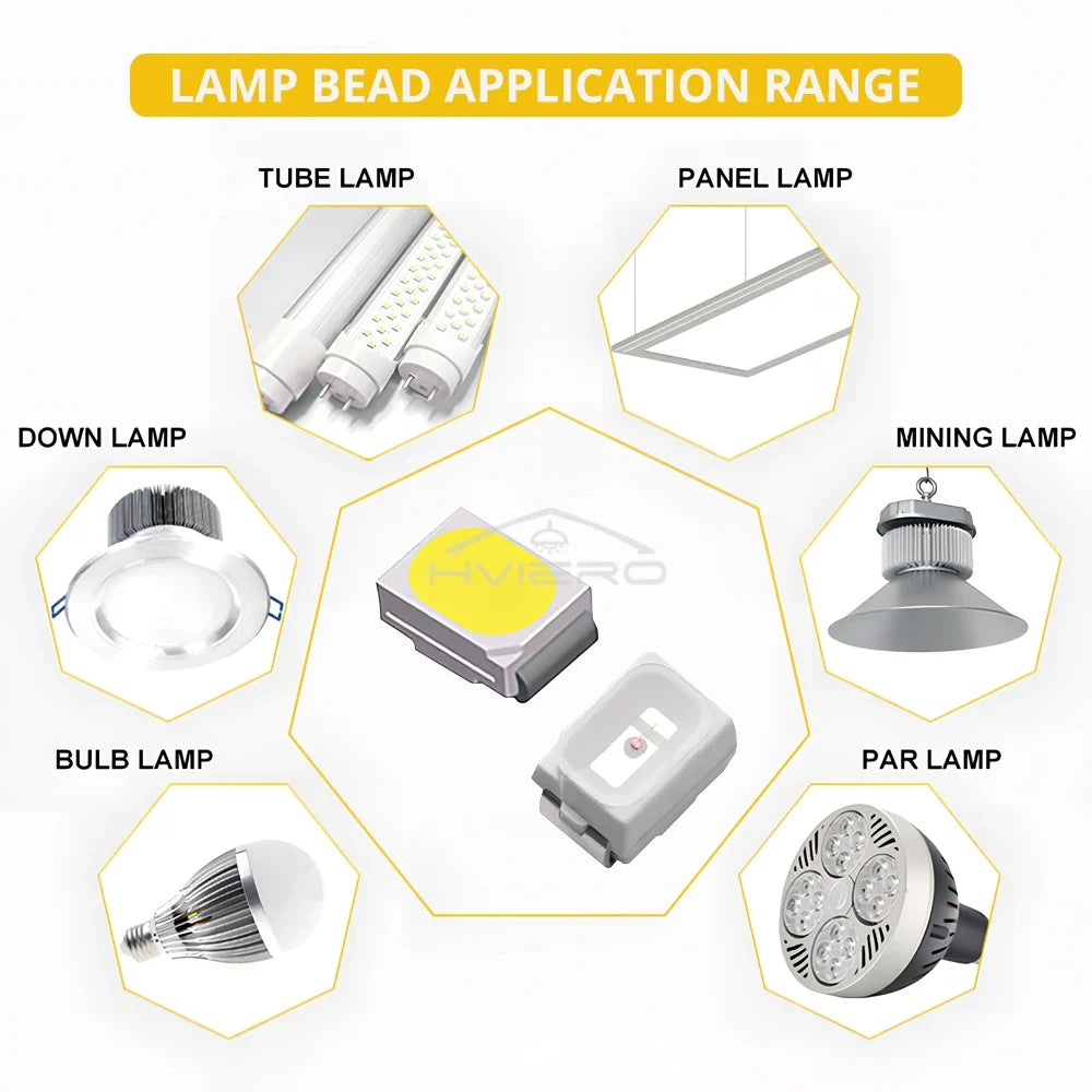 3020 SMD Ultra-Bright LED Chips 100/500pcs | Multi-Color Diodes