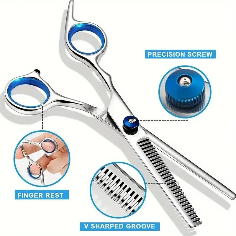 Dog Grooming Scissors – Round Tip Safety Shears | Stainless Steel