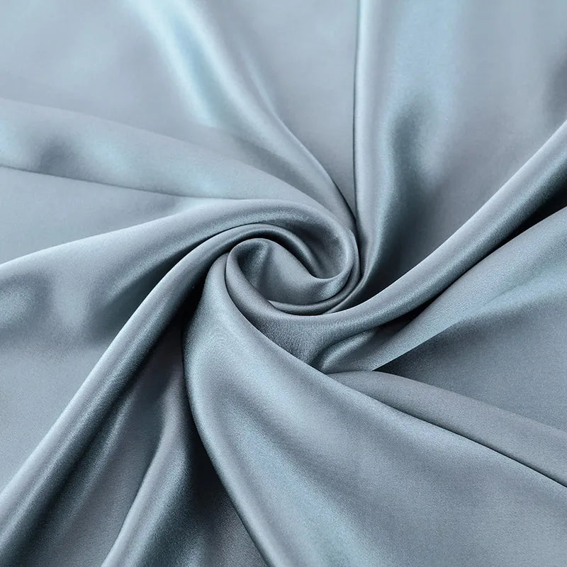100% Mulberry Silk Charmeuse Fabric 114cm Wide | Plain Dyed