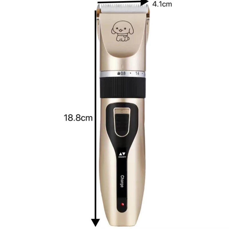 Cat Dog Hair Clipper Electrical Professional Hair Clipper for Pets Silent Hair Cutter USB Rechargeable Pet Grooming Clipper Set Peaceful Pleasures Health and Wellness