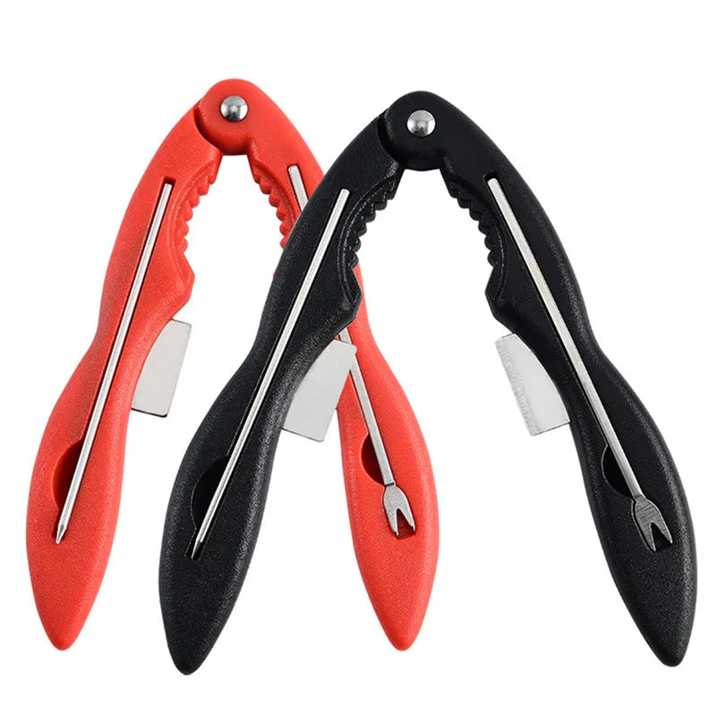 4Pcs/Set Lobster Cracker Crab Claw Sheller Walnut Clip Seafood Tool Kitchen Lobster Pliers Clip Peaceful Pleasures Health and Wellness