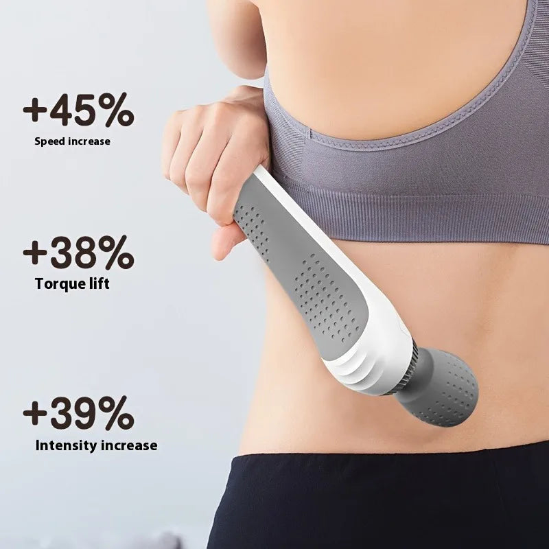 New Portable handheld massager USB rechargeable multifunctional full body massage gun relax neck back legs and waist masajeador Peaceful Pleasures Health and Wellness