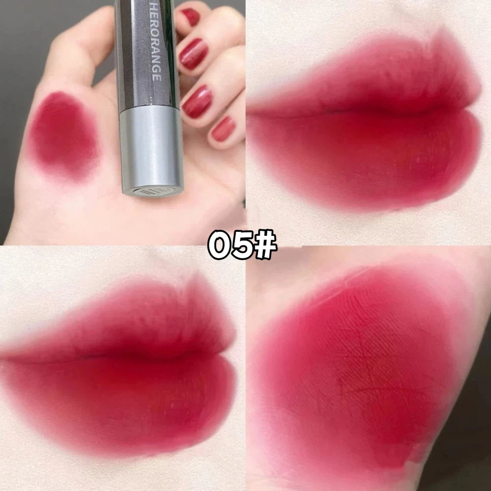 Korean Velvet Matte Lipstick – Long-Lasting Non-Transfer Lip Tint