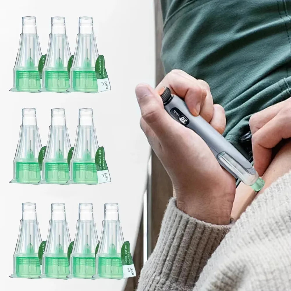 100PCS Pen Needles for Insulin Injection - 4/5/6/8mm, Universal Fit for Insulin Pens, Blood Glucose Management Accessories Peaceful Pleasures Health and Wellness