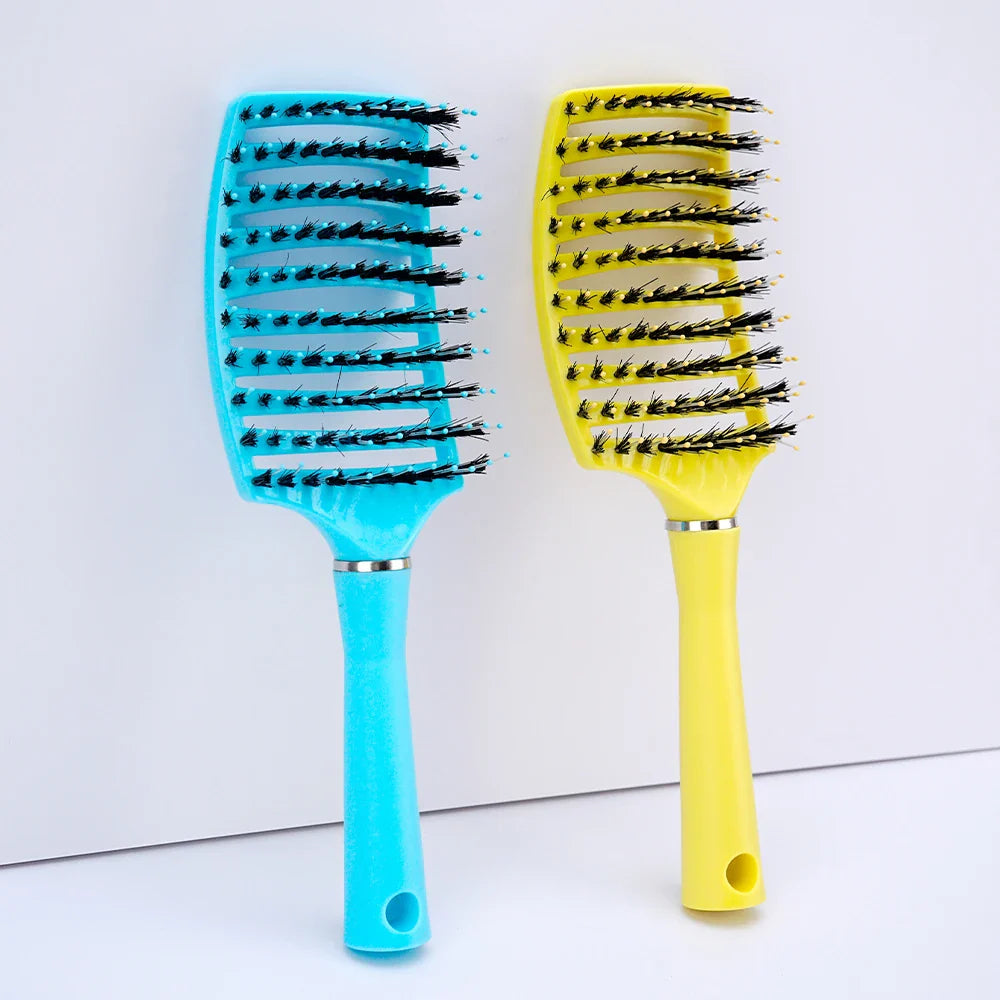 Vented Hair Styling Brush – Anti-Static, Ergonomic Blow-Dry Brush