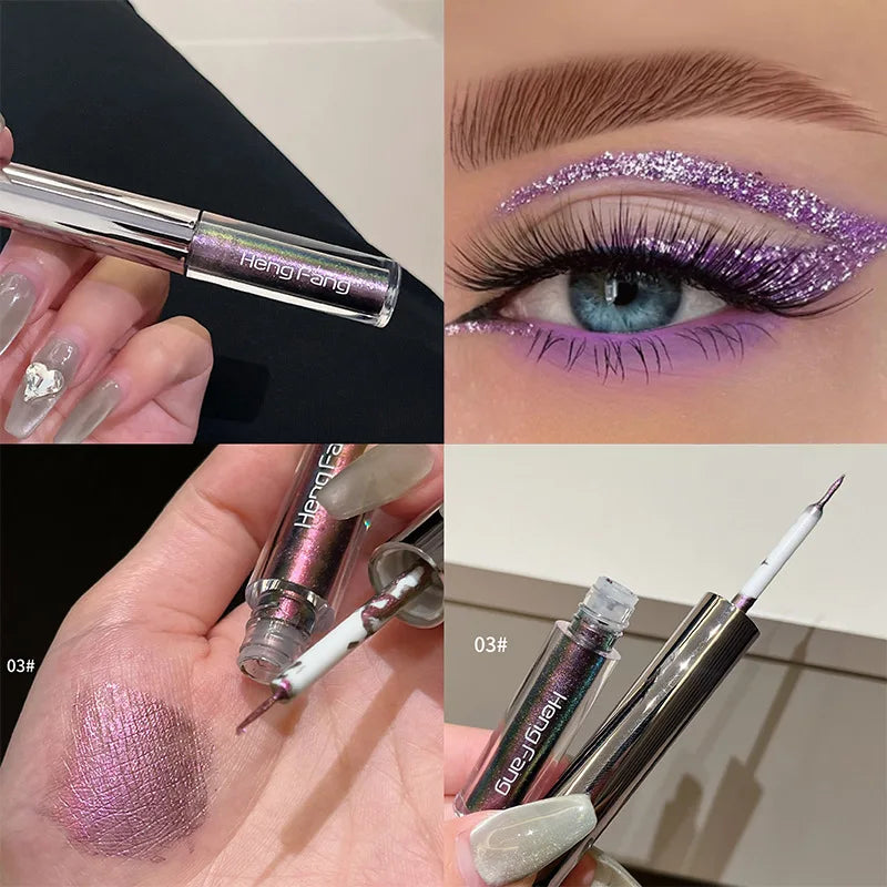 Metallic Chameleon Liquid Eyeliner – Waterproof, Long-Lasting